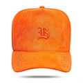 Boné Laranja Strapback Suede Basic 2.0