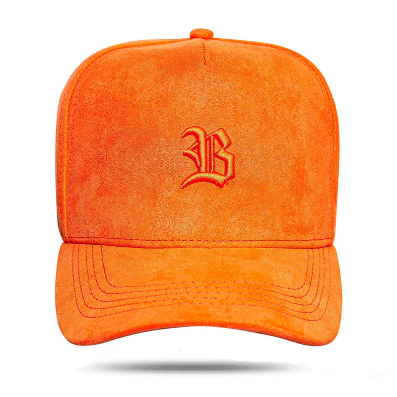 Boné Laranja Strapback Suede Basic 2.0