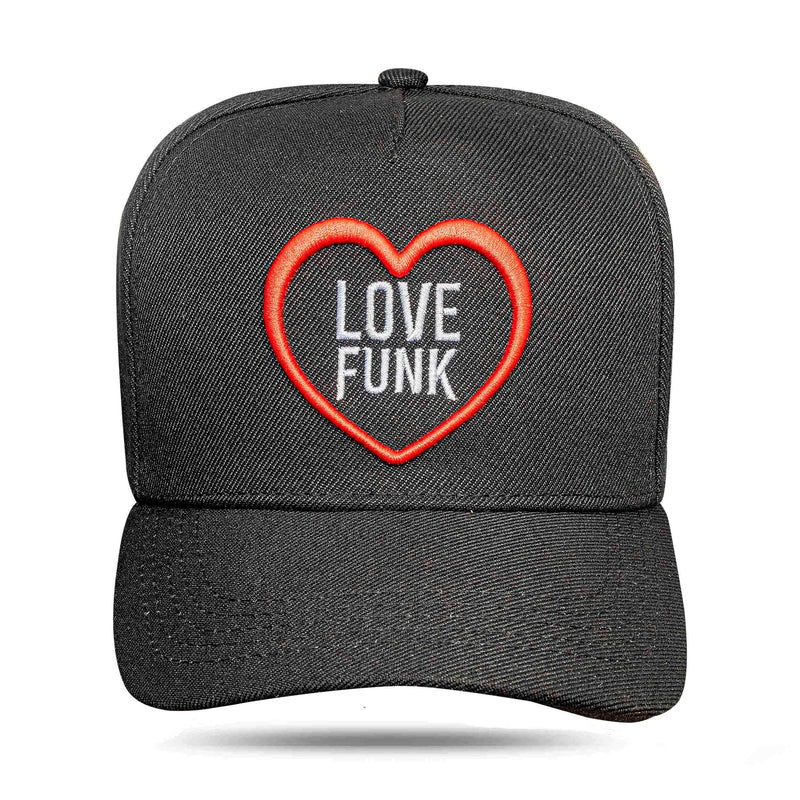 Boné Love Funk - Preto Contra Aba Preta Snapback - Blck Brasil