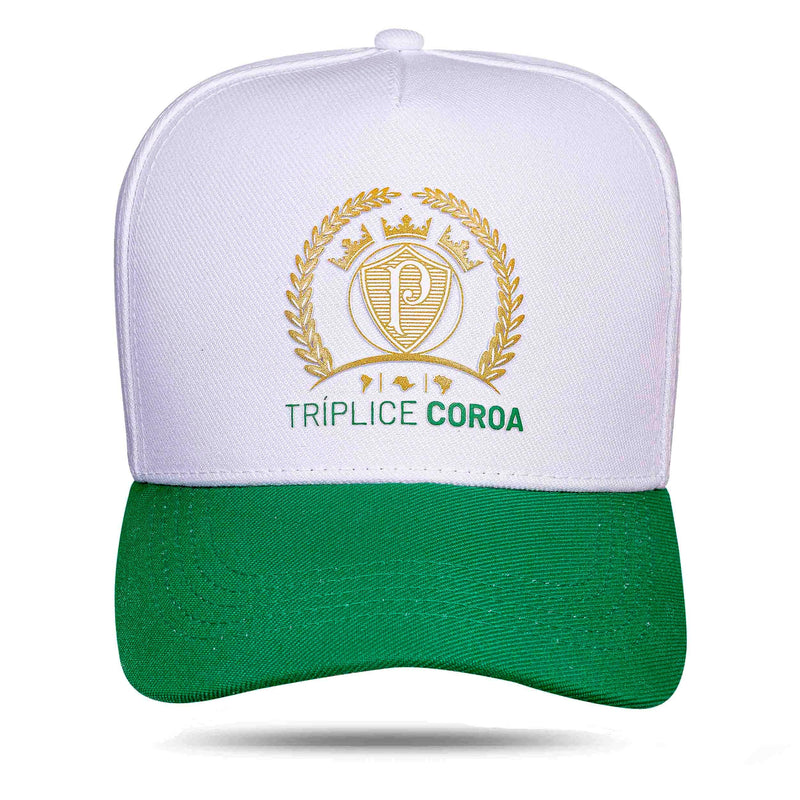 Boné Palmeiras - Tríplice Branco Snapback - Blck Brasil