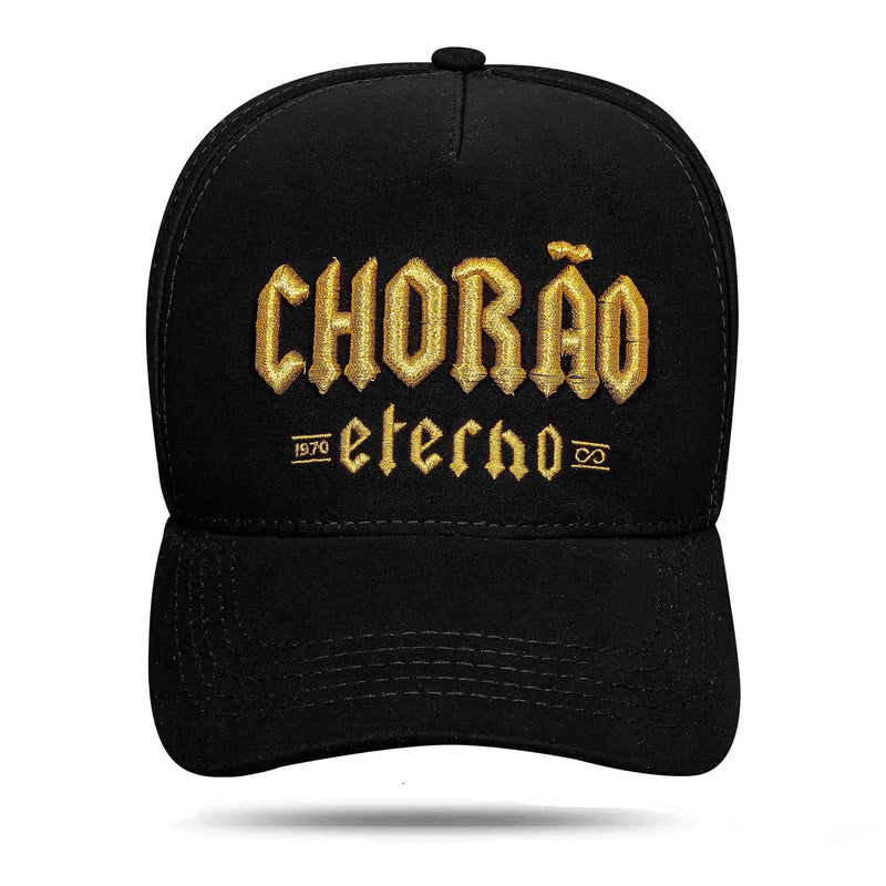 Boné Charlie Brown Jr - Chorão Eterno - Snapback Preto - Blck Brasil