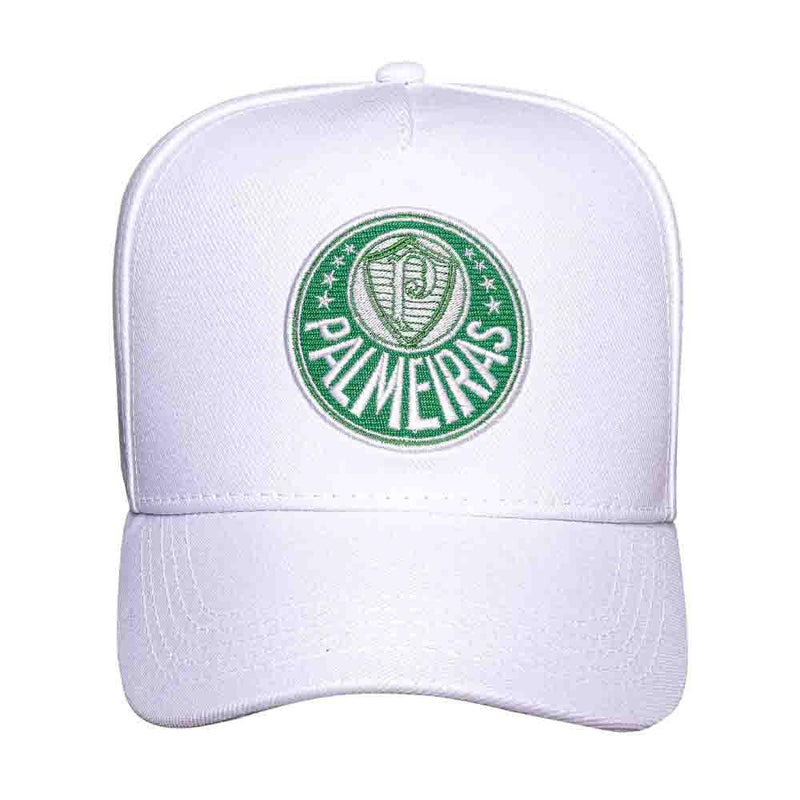 Boné Palmeiras - Escudo Snapback Branco - Blck Brasil