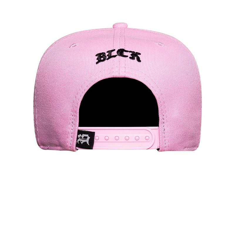 Boné Snapback Quando for Beijar Alguém Rosa - Lauana Prado