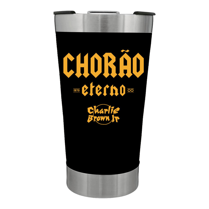 Copo Térmico Charlie Brown Jr 600ml - Chorão Eterno Preto