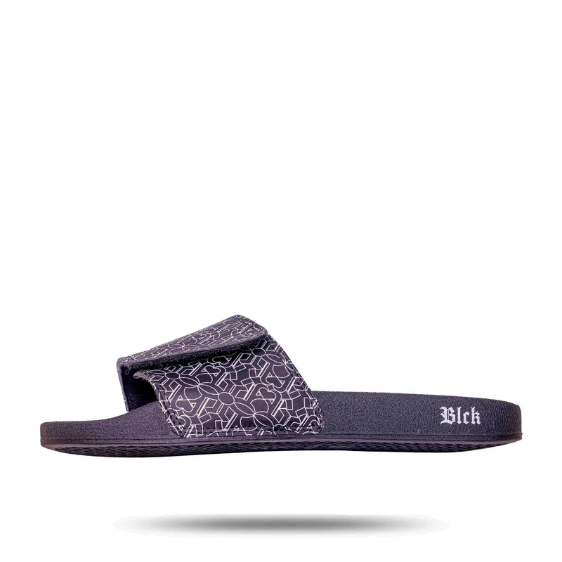 Chinelo Slide BLCK Velcro Preto