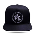 Boné Charlie Brown Jr - Skate Vibration - Snapback Aba Reta Preto