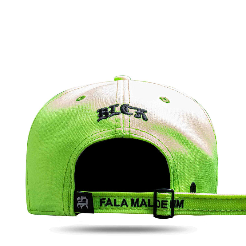 Boné Strapback Fala Mal De Mim Verde Flúor - Blck/Daniel Caon