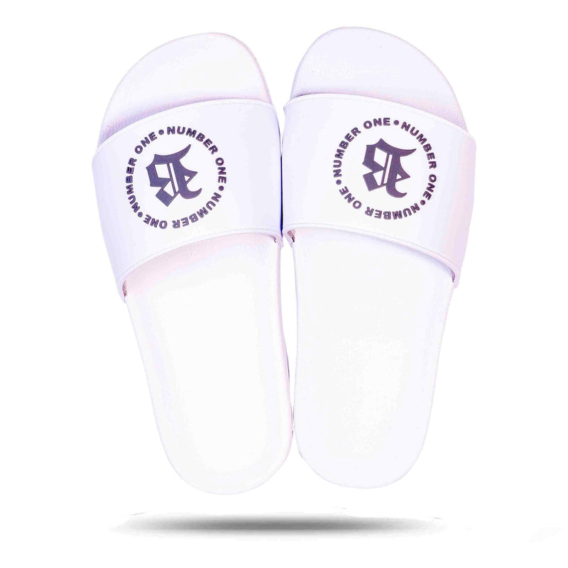 Chinelo Slide Circulo Number One Branco