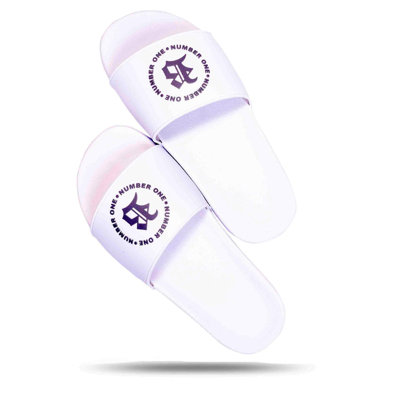 Chinelo Slide Circulo Number One Branco