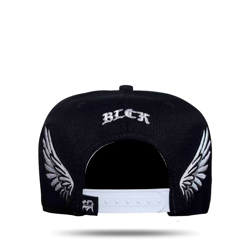 Boné Kids Snapback Wings Preto