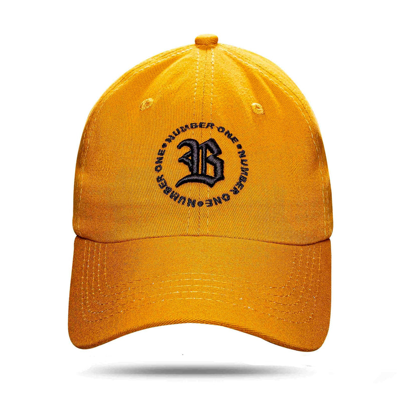 Boné Dad Hat Mostard Circulo Number One Logo Logo Preto