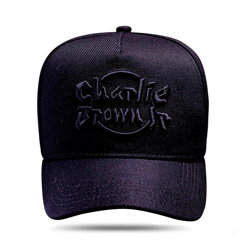 Boné Charlie Brown Jr - Logo CBJR Preto