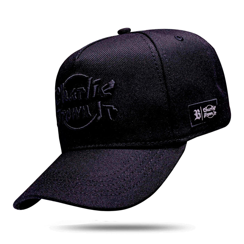 Boné Charlie Brown Jr - Logo CBJR Preto