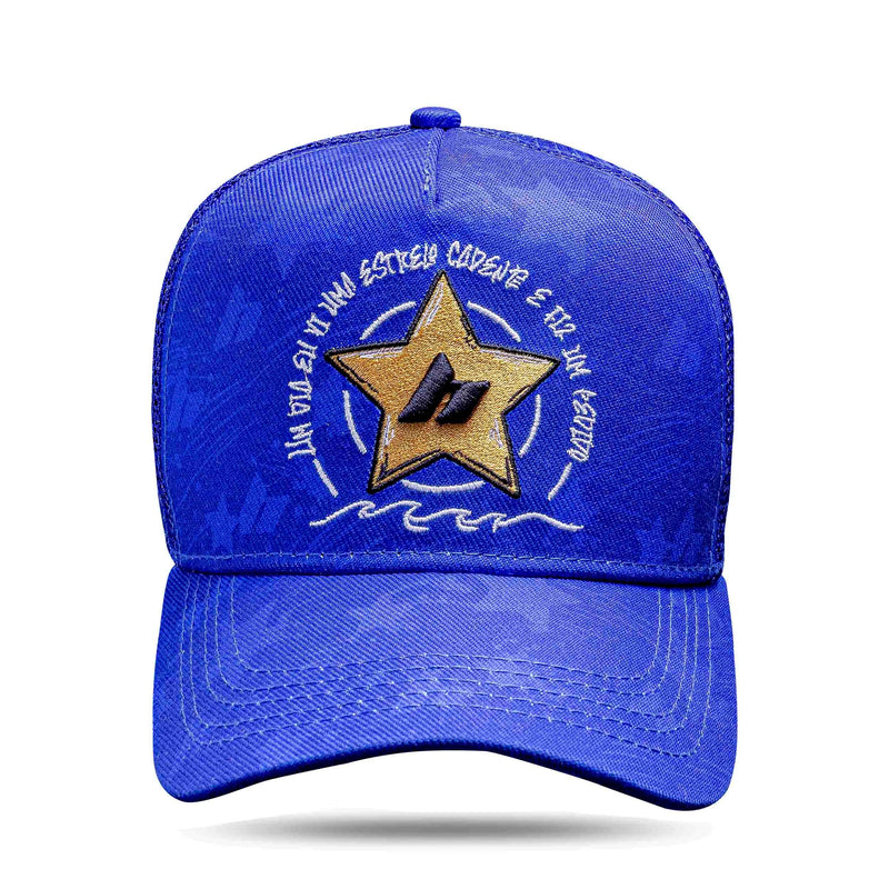 Boné Hungria Trucker Estrela Azul