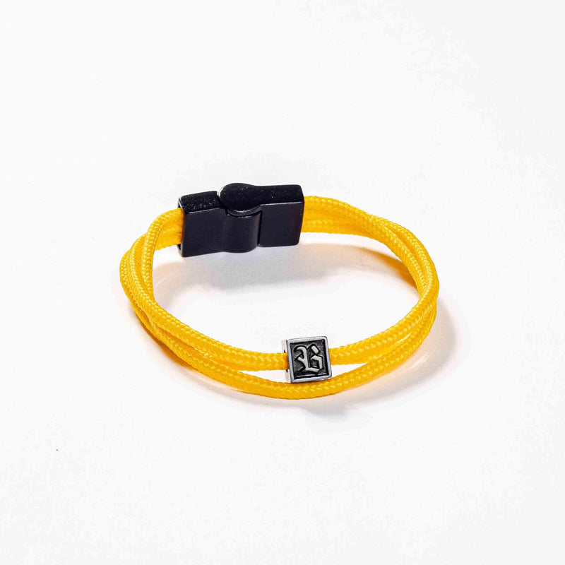 Pulseira Blck Cordão Amarelo