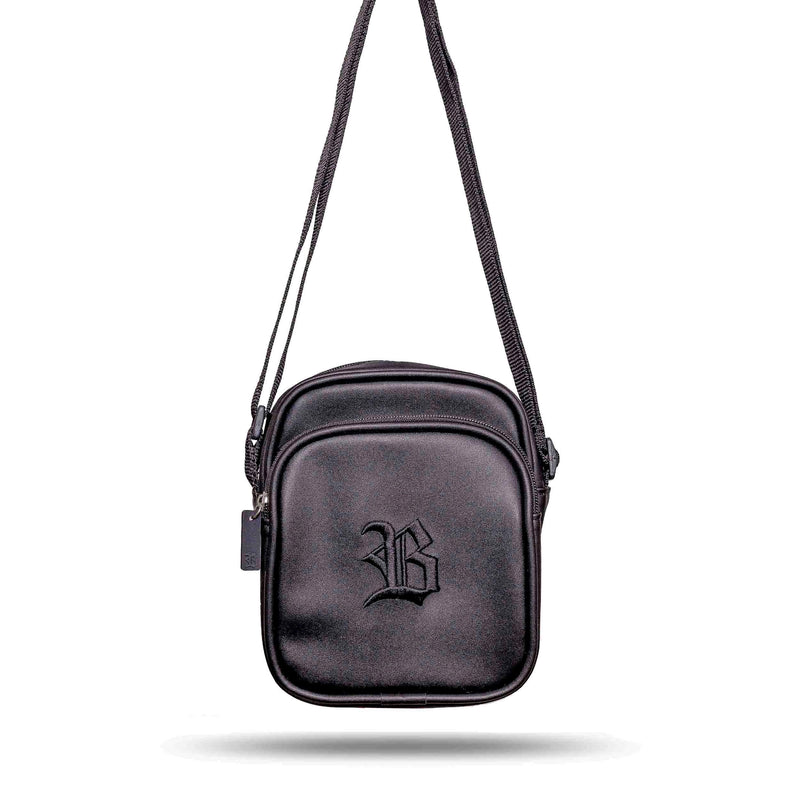 Shoulder Bag Preta Logo Alto Relevo